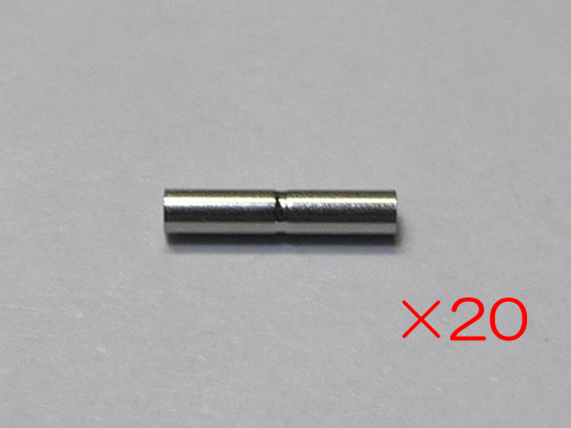 外径1.2mmバンドパイプ(直径0.9mmのピン用)(20本入)[各サイズあり]