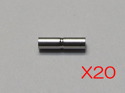外径1.3mmバンドパイプ(直径1.0mmのピン用)(20本入)[各サイズあり]