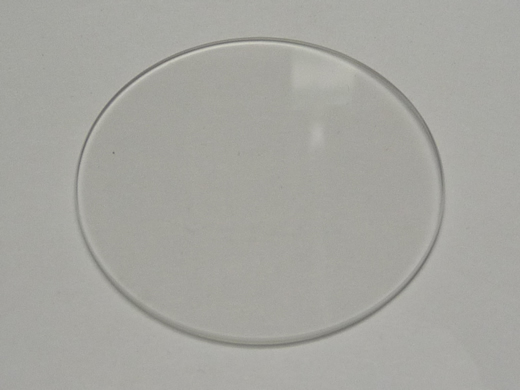 厚み(高さ)1.0mm クリスタルガラス(ミネラルガラス)平タイプ(32.1mm～36.0mm)
