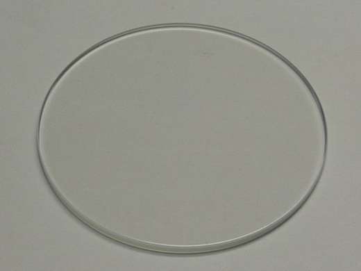 厚み(高さ)1.5mm クリスタルガラス(ミネラルガラス)平タイプ(36.1mm～40.0mm)