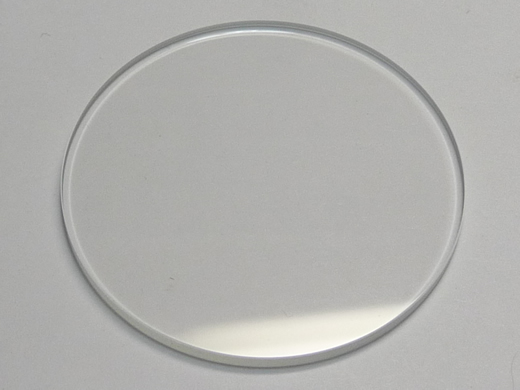 厚み(高さ)2.0mm クリスタルガラス(ミネラルガラス)平タイプ(40.5mm～45.0mm)
