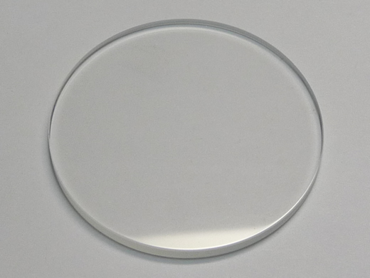 厚み(高さ)2.5mm クリスタルガラス(ミネラルガラス)平タイプ(40.5mm～45.0mm)
