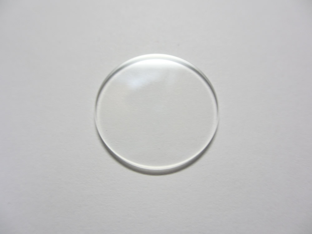 厚み(高さ)1.3mm クリスタルガラス(ミネラルガラス)平タイプ(18.0mm～20.0mm)
