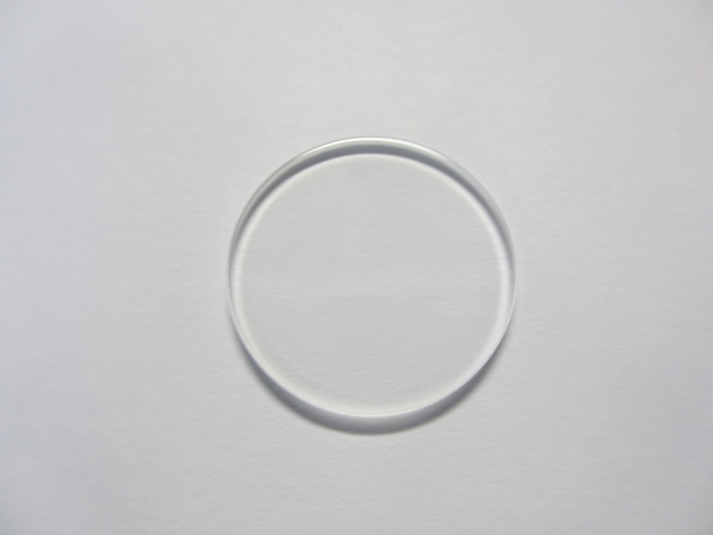 厚み(高さ)1.5mm クリスタルガラス(ミネラルガラス)平タイプ(16.1mm～20.0mm)