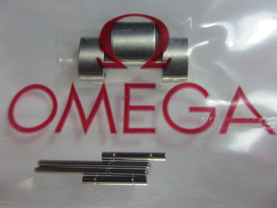オメガ(OMEGA)の1998/849(スピードマスター)の足し駒(足しコマ)[3番](ステンレス[銀色]バンド用)