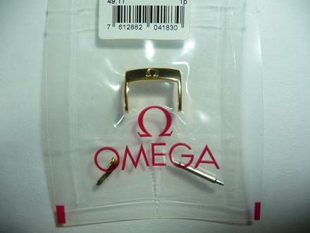 オメガ(OMEGA)の尾錠(美錠) 金色[各サイズあり]