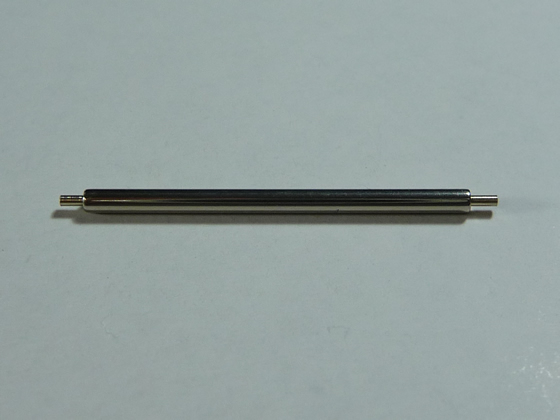 直径1.5mm バネ棒(つばなし)(長さ23mm～24mm)可動ピン長めタイプ