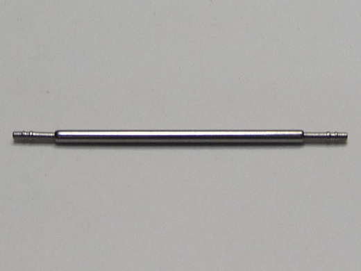 直径1.0mm バネ棒（両側つば付き）