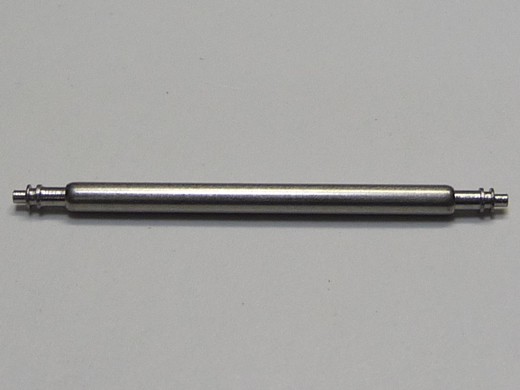 直径1.8mm バネ棒（両側つば付き）(長さ 23mm～29mm)