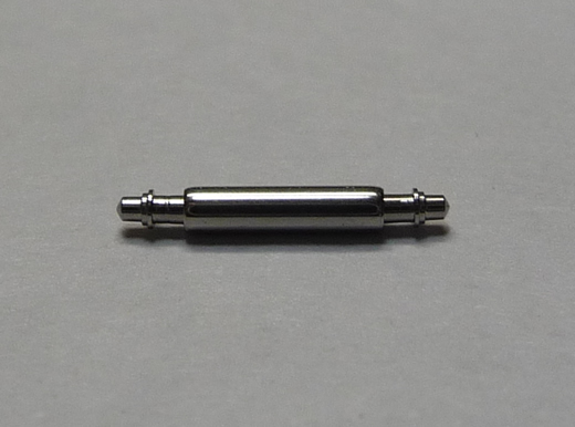 直径1.3mm バネ棒（両側つば付き）[形状その2](長さ 6mm～7mm)