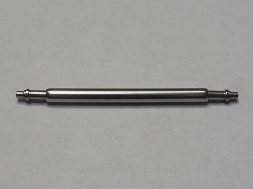 直径1.8mm バネ棒（両側つば付き）[形状その2](長さ 16mm～22mm)