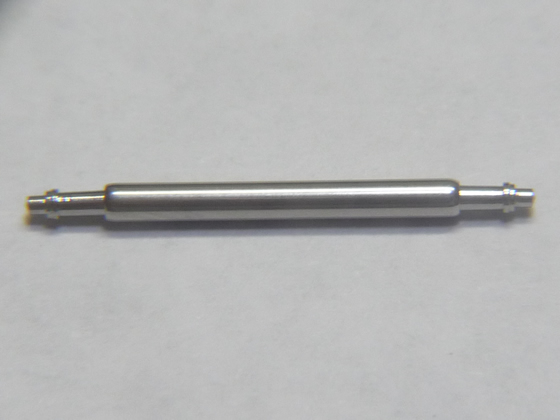 直径2.0mm バネ棒（両側つば付き）[形状その2](長さ 16mm～22mm)