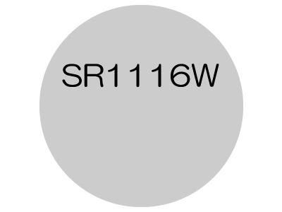 [単品]酸化銀電池 SR1116W(No.365)