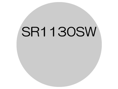 [単品]酸化銀電池 SR1130SW(No.390)