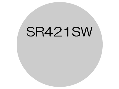 [単品]酸化銀電池 SR421SW(No.348)