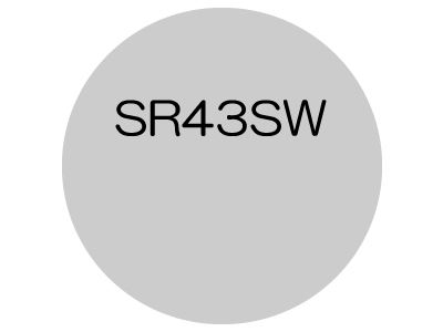 [単品]酸化銀電池 SR43SW(No.301)