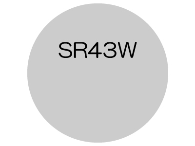 [単品]酸化銀電池 SR43W(No.386)
