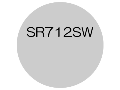 [単品]酸化銀電池 SR712SW(No.346)